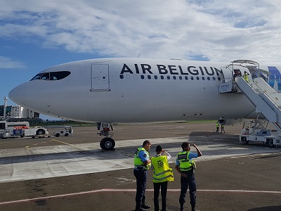 Landed in Martinique with our brand new airline