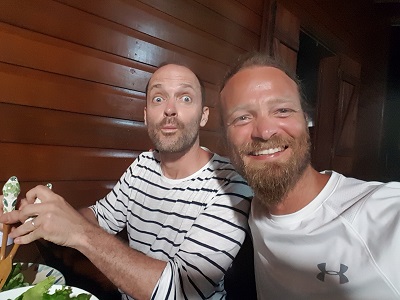 Some local we met on the streets who invited us for dinner. (May seem eerily familiar to some among you)