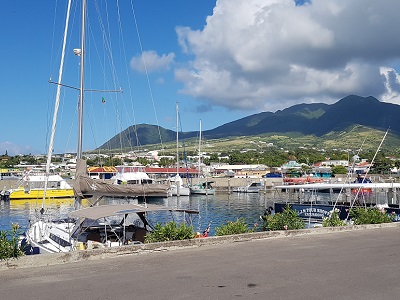 The relaxed marina of Basseterre, St Kitts.