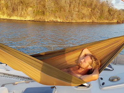 Enjoying some well deserved rest after all this hard work.